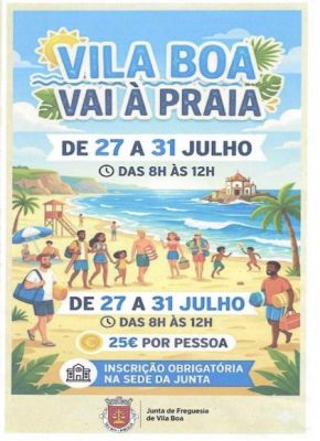 Inscri&ccedil;&otilde;es abertas: Vila Boa vai &agrave; Praia